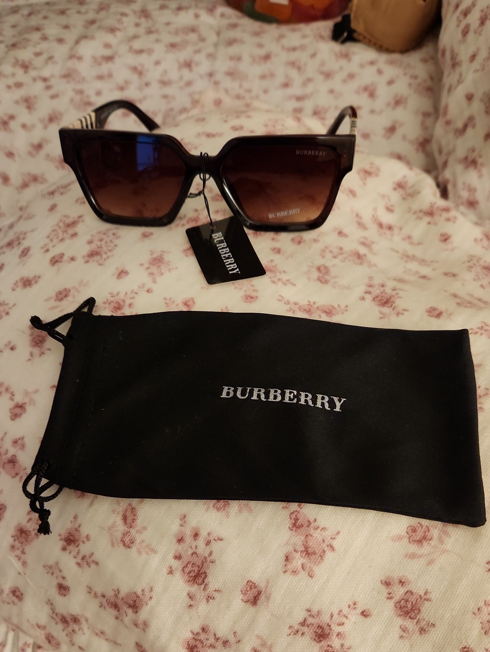 Inspired Women's Brown Gradient Square Sunglasses